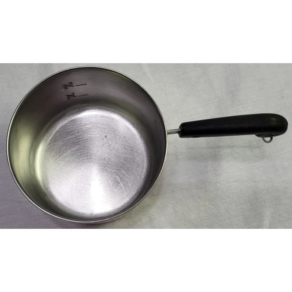 Revere Ware Measuring Cup Vintage Copper Bottom Stainless Steel USA Kitchen